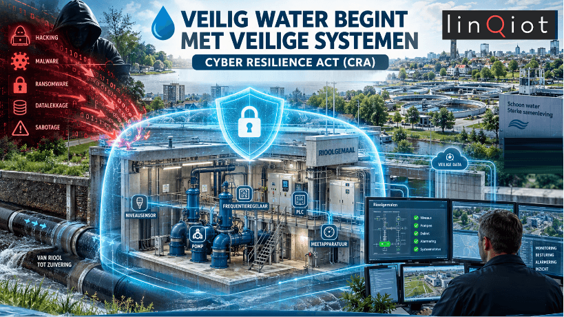 Veilig water begint met veilige systemen: Cyber Resilience Act (CRA) en digitale bescherming van rioolgemalen